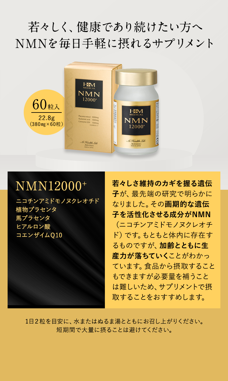 再再再..販 NMN 12000+ 60粒(30日分)